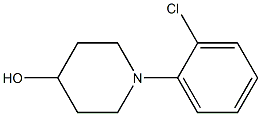 (2-CHLOROPHENYL)-4-HYDROXY-PIPERIDINE Structure