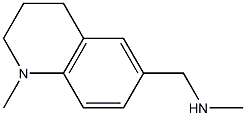 N-METHYL-1-(1-METHYL-1,2,3,4-TETRAHYDROQUINOLIN-6-YL)METHYLAMINE Struktur