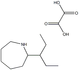 2-(1-ETHYL-PROPYL)-AZEPANE, OXALIC ACID Struktur