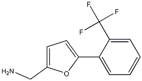(5-[2-(TRIFLUOROMETHYL)PHENYL]-2-FURYL)METHYLAMINE Struktur