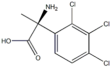 (2S)-2-AMINO-2-(2,3,4-TRICHLOROPHENYL)PROPANOIC ACID Struktur