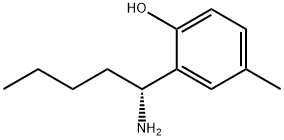 2-((1R)-1-AMINOPENTYL)-4-METHYLPHENOL Struktur