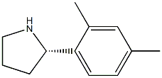 (2S)-2-(2,4-DIMETHYLPHENYL)PYRROLIDINE Struktur