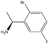 (1S)-1-(2-BROMO-5-FLUOROPHENYL)ETHYLAMINE Struktur