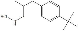 [3-(4-TERT-BUTYL-PHENYL)-2-METHYL-PROPYL]-HYDRAZINE Struktur