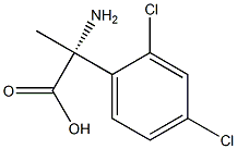 (2R)-2-AMINO-2-(2,4-DICHLOROPHENYL)PROPANOIC ACID Struktur