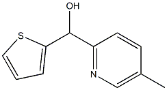 5-METHYL-2-THIENYL-(2-PYRIDYL)METHANOL Structure
