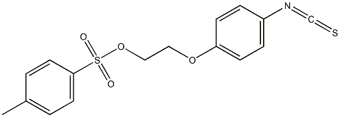 2-(4-ISOTHIOCYANATOPHENOXY)ETHYL P-TOLUENESULFONATE Struktur