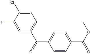 METHYL 4-(4-CHLORO-3-FLUOROBENZOYL)BENZOATE