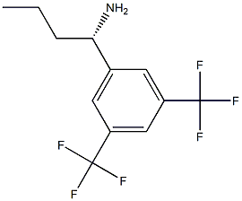 (1S)-1-[3,5-BIS(TRIFLUOROMETHYL)PHENYL]BUTYLAMINE Struktur