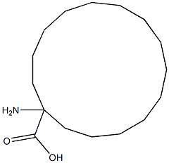 1-AMINOCYCLOPENTADECANECARBOXYLIC ACID Structure