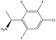 (1S)-1-(4-CHLORO-2,3,6-TRIFLUOROPHENYL)ETHYLAMINE Struktur