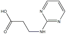 3-(PYRIMIDIN-2-YLAMINO)PROPANOIC ACID Struktur