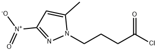 4-(5-METHYL-3-NITRO-PYRAZOL-1-YL)-BUTYRYL CHLORIDE Struktur