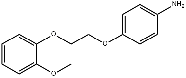 4-[2-(2-METHOXY-PHENOXY)-ETHOXY]-PHENYLAMINE Struktur