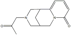 11-(2-OXOPROPYL)-7,11-DIAZATRICYCLO[7.3.1.0~2,7~]TRIDECA-2,4-DIEN-6-ONE Struktur