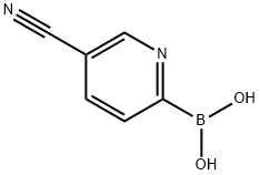 5-CYANOPYRIDIN-2-YL-2-BORONIC ACID Struktur