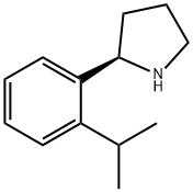 (2R)-2-[2-(METHYLETHYL)PHENYL]PYRROLIDINE Structure