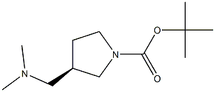R-1-BOC-3-DIMETHYLAMINOMETHYL-PYRROLIDINE Structure