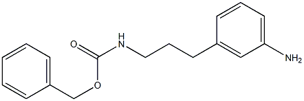 3-(3-BENZYLOXYCARBONYLAMINOPROPYL)ANILINE Struktur