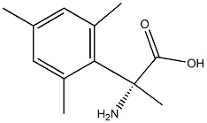 (2R)-2-AMINO-2-(2,4,6-TRIMETHYLPHENYL)PROPANOIC ACID Struktur