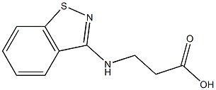 3-(1,2-BENZISOTHIAZOL-3-YLAMINO)PROPANOIC ACID Struktur