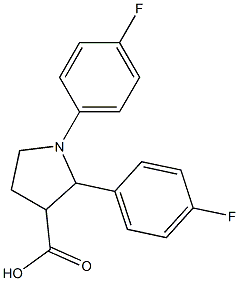 1,2-BIS(4-FLUOROPHENYL)PYRROLIDINE-3-CARBOXYLIC ACID|