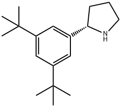 (2S)-2-[3,5-BIS(TERT-BUTYL)PHENYL]PYRROLIDINE Struktur