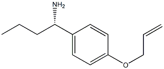(1S)-1-(4-PROP-2-ENYLOXYPHENYL)BUTYLAMINE Structure