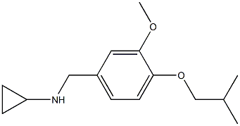 (1S)CYCLOPROPYL[3-METHOXY-4-(2-METHYLPROPOXY)PHENYL]METHYLAMINE Struktur