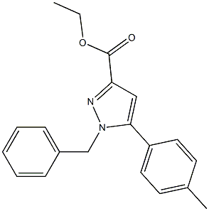 ETHYL 1-BENZYL-5-P-TOLYL-1H-PYRAZOLE-3-CARBOXYLATE Struktur