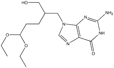 2-AMINO-9-(5,5-DIETHOXY-2-HYDROXYMETHYL-PENTYL)-1,9-DIHYDRO-PURIN-6-ONE