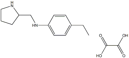 (4-ETHYL-PHENYL)-PYRROLIDIN-2-YLMETHYL-AMINE, OXALIC ACID Struktur