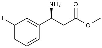 METHYL (3S)-3-AMINO-3-(3-IODOPHENYL)PROPANOATE Struktur