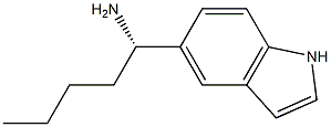 (1S)-1-INDOL-5-YLPENTYLAMINE Struktur