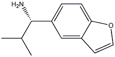 (1S)-1-BENZO[B]FURAN-5-YL-2-METHYLPROPYLAMINE Struktur