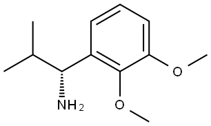 (1R)-1-(2,3-DIMETHOXYPHENYL)-2-METHYLPROPYLAMINE Struktur