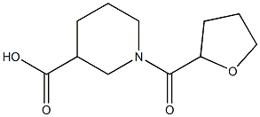 1-(TETRAHYDROFURAN-2-YLCARBONYL)PIPERIDINE-3-CARBOXYLIC ACID Struktur