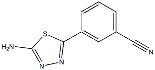 3-(5-AMINO-[1,3,4]THIADIAZOL-2-YL)-BENZONITRILE|