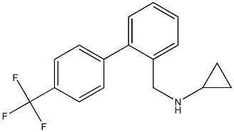 (1R)CYCLOPROPYL(2-[4-(TRIFLUOROMETHYL)PHENYL]PHENYL)METHYLAMINE Struktur
