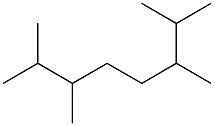 2,3,6,7-TETRAMETHYLOCTANE Struktur