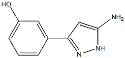 3-(5-AMINO-1H-PYRAZOL-3-YL)-PHENOL Struktur