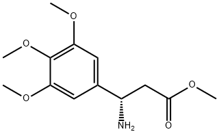 METHYL (3S)-3-AMINO-3-(3,4,5-TRIMETHOXYPHENYL)PROPANOATE Struktur
