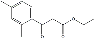 ETHYL (2,4-DIMETHYLBENZOYL)ACETATE Structure