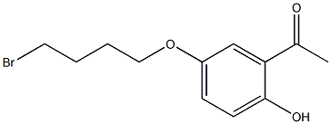 1-[5-(4-BROMO-BUTOXY)-2-HYDROXY-PHENYL]-ETHANONE Struktur