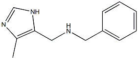 BENZYL-(5-METHYL-3H-IMIDAZOL-4-YLMETHYL)-AMINE Struktur