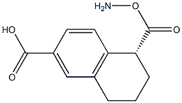 (1R)-1-AMINO-1,2,3,4-TETRAHYDRONAPHTHALENE-1,6-DICARBOXYLIC ACID Struktur