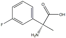 (2R)-2-AMINO-2-(3-FLUOROPHENYL)PROPANOIC ACID Struktur