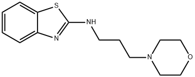 N-(3-MORPHOLIN-4-YLPROPYL)-1,3-BENZOTHIAZOL-2-AMINE, 926246-35-7, 結構式
