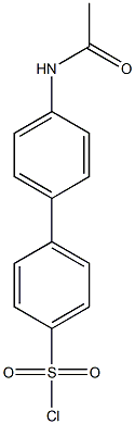 4'-(ACETYLAMINO)-1,1'-BIPHENYL-4-SULFONYL CHLORIDE Struktur
